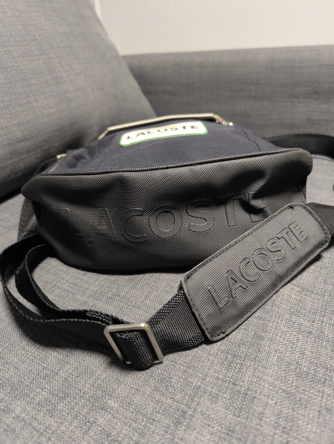 Lacoste Black Crossbody Bag Vintage - photo 2