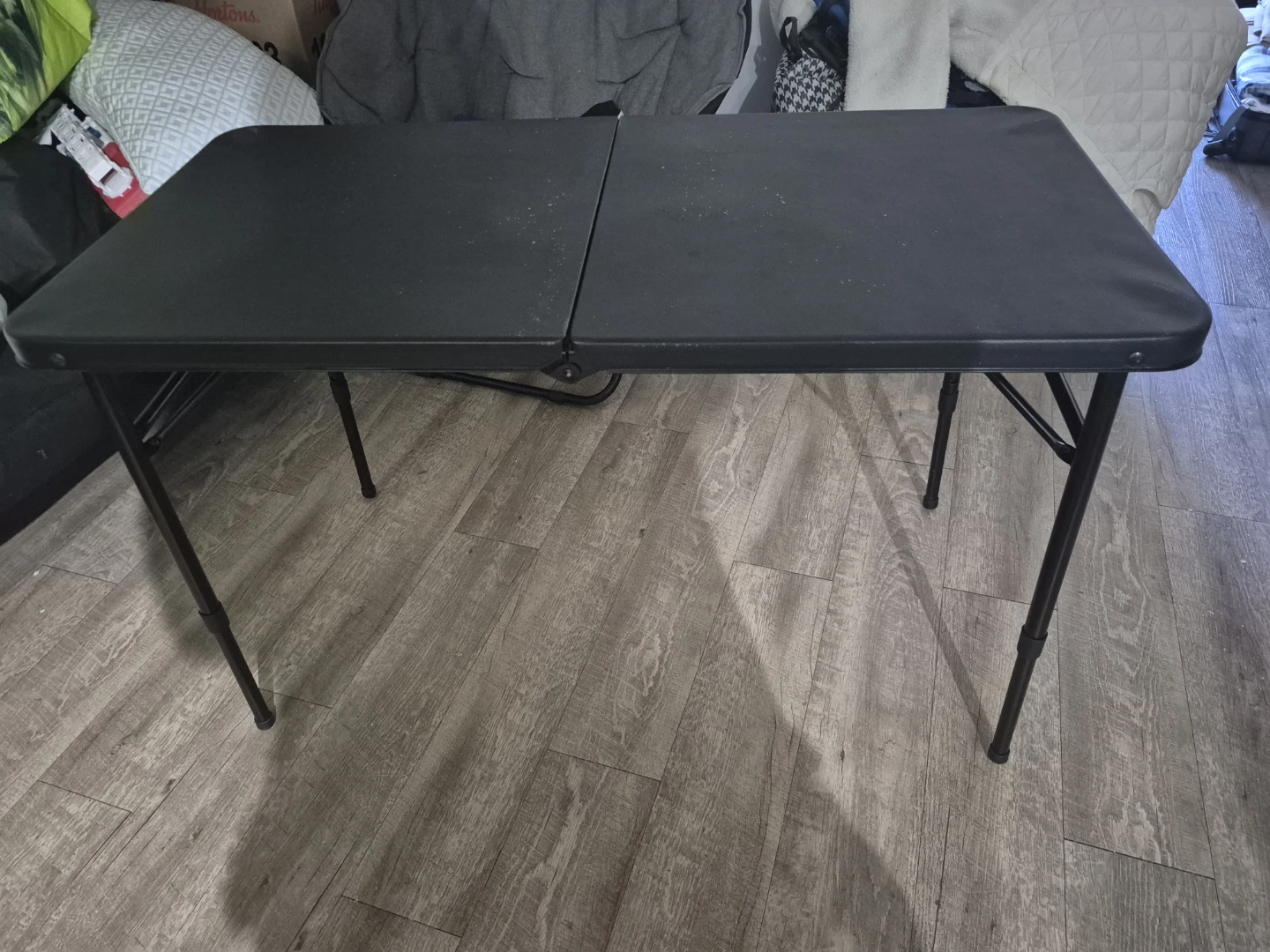 Black Folding Table