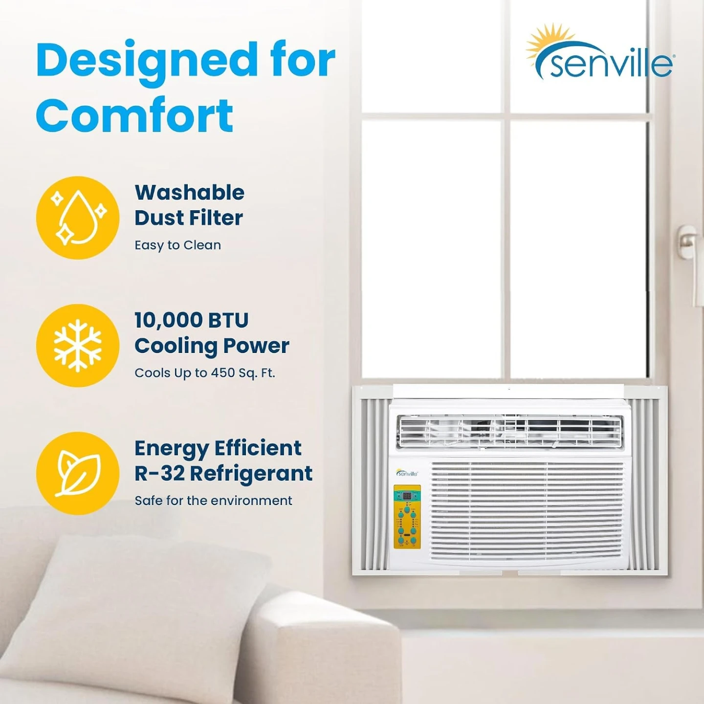 Senville 10,000 BTU Window Air Conditioner - photo 4