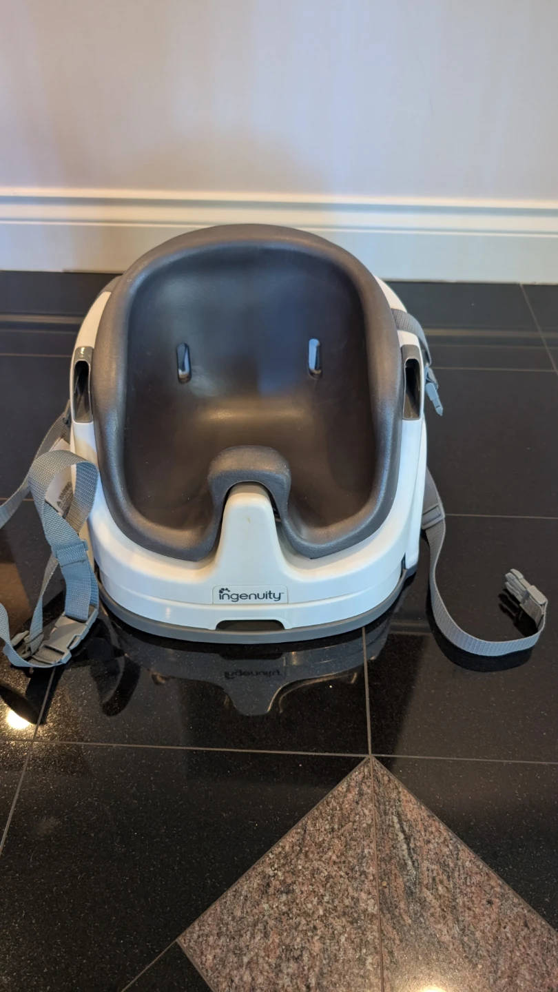 Ingenuity Baby Base 2-in-1 Booster Feeding Seat w/Tray