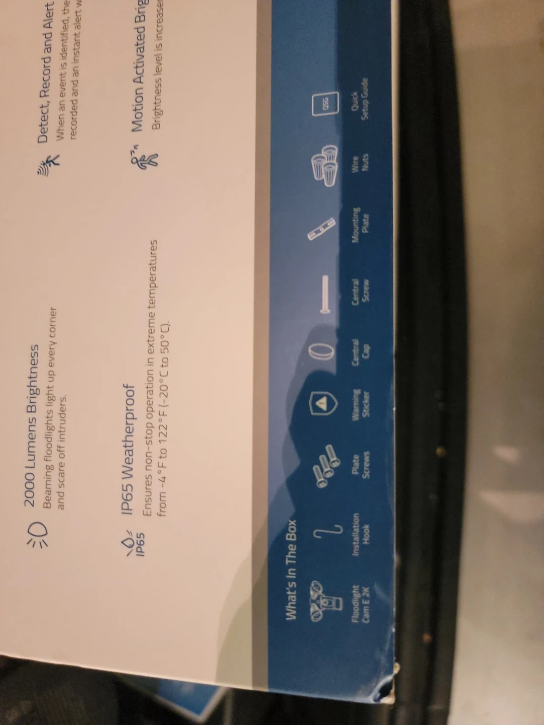 Eufy Security Floodlight Cam E 2K - photo 4