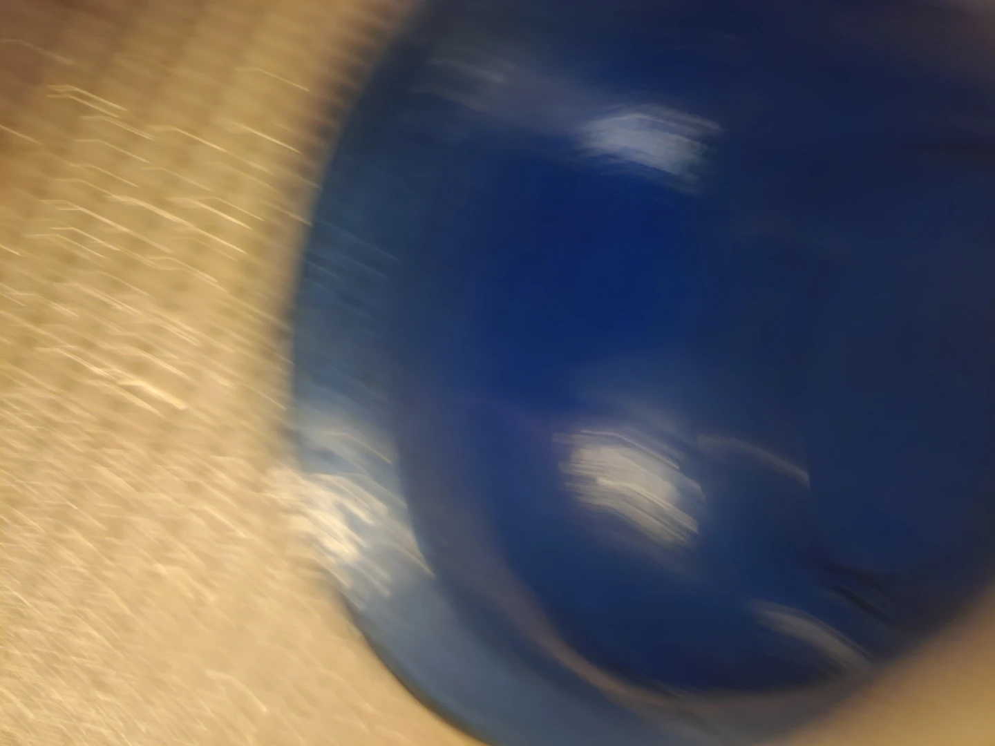 Blue Glass Serving Bowl - photo 3