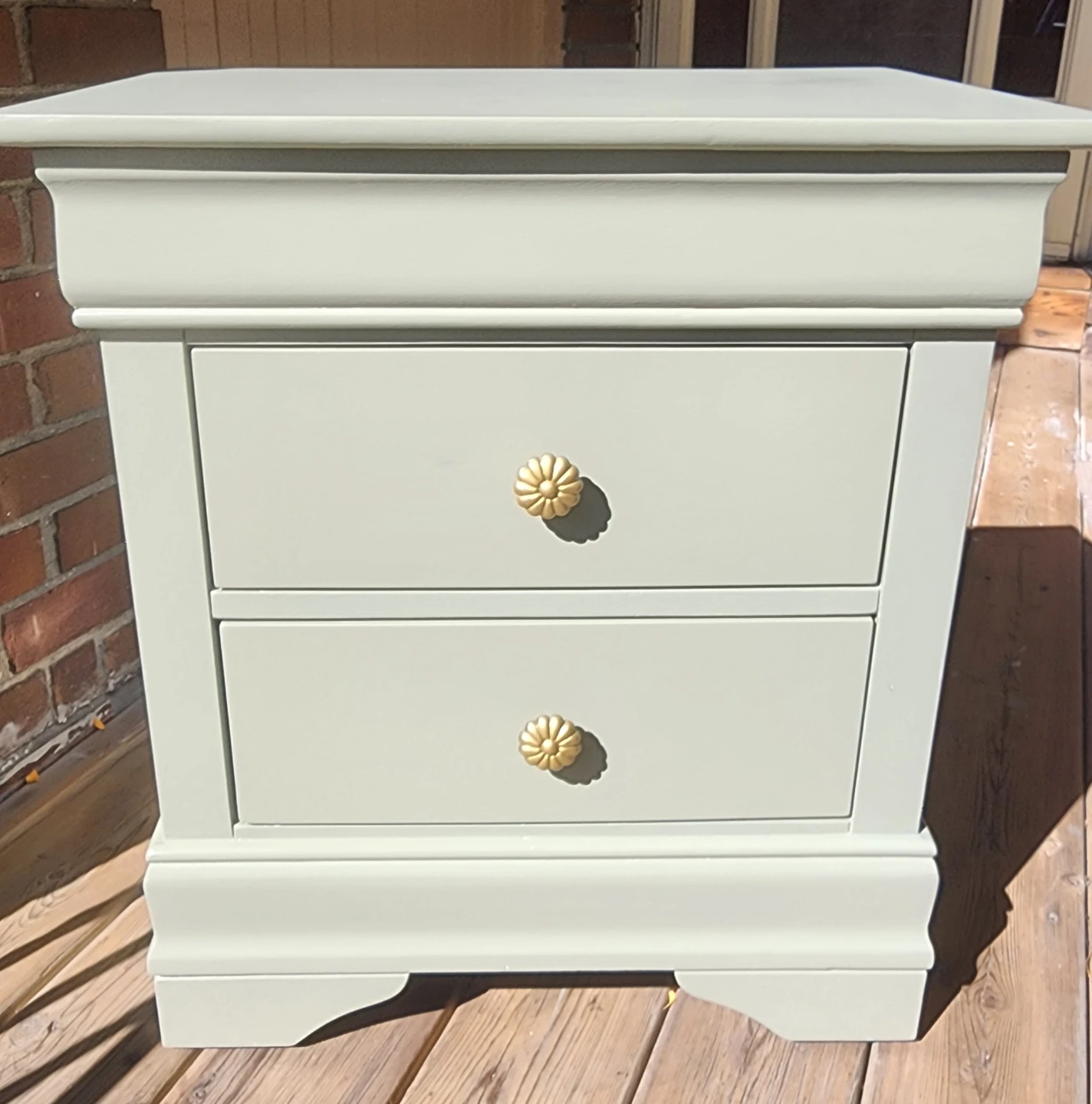 2 Refinished Two-Drawer Nightstands