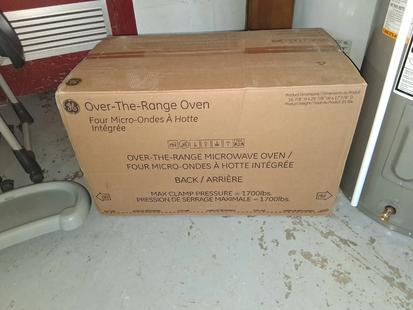 GE Over-The-Range Microwave Oven JVM2162SMSS