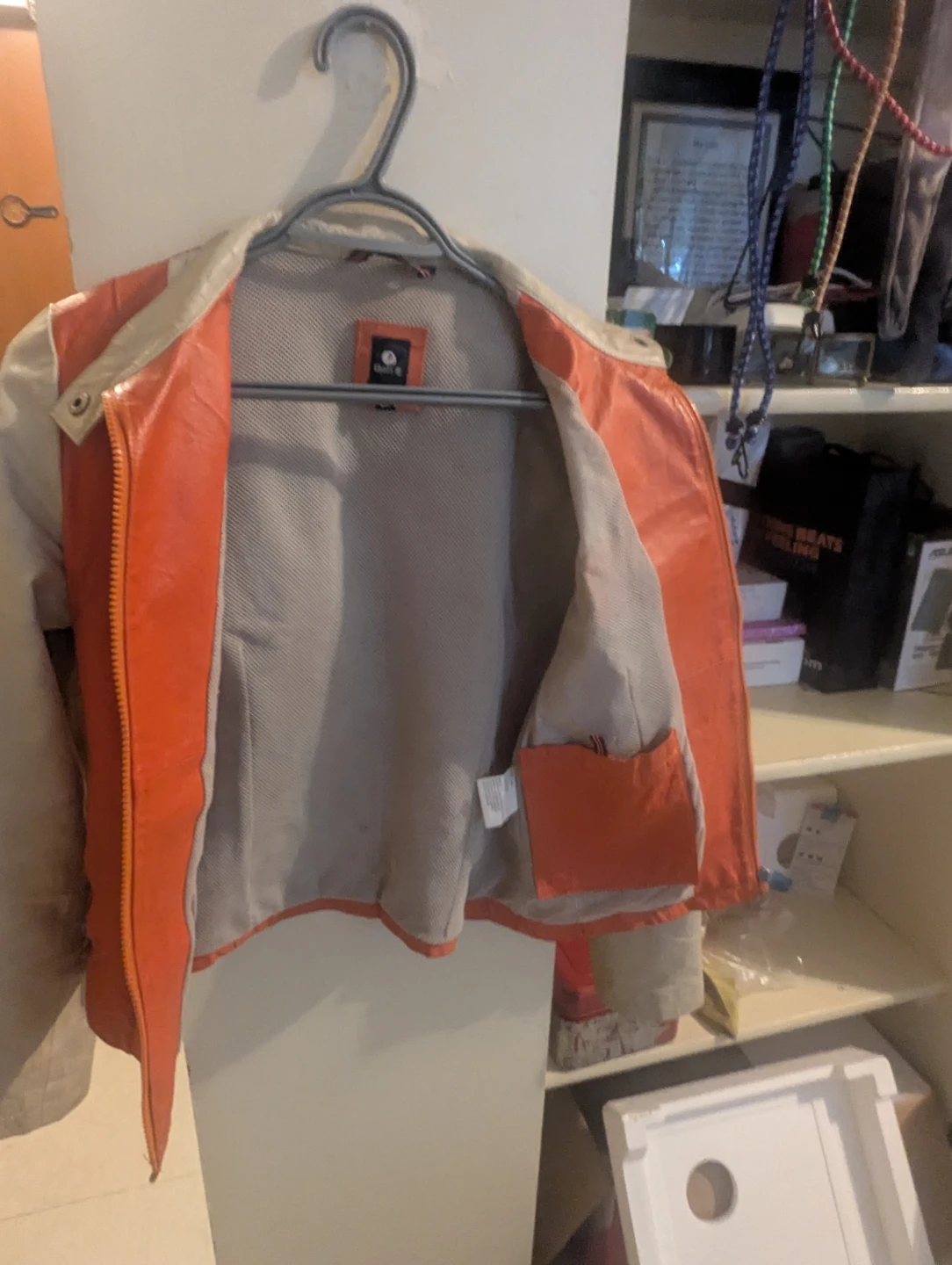 That's It Orange and Beige Jacket - photo 3