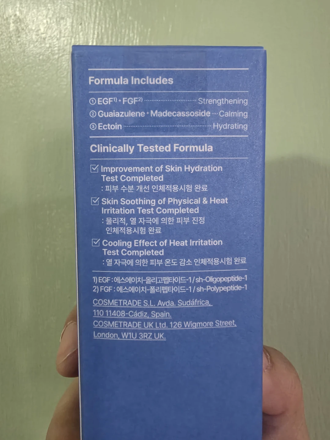 Dear Klairs Blue EGF Calming Mist 100ml - photo 3