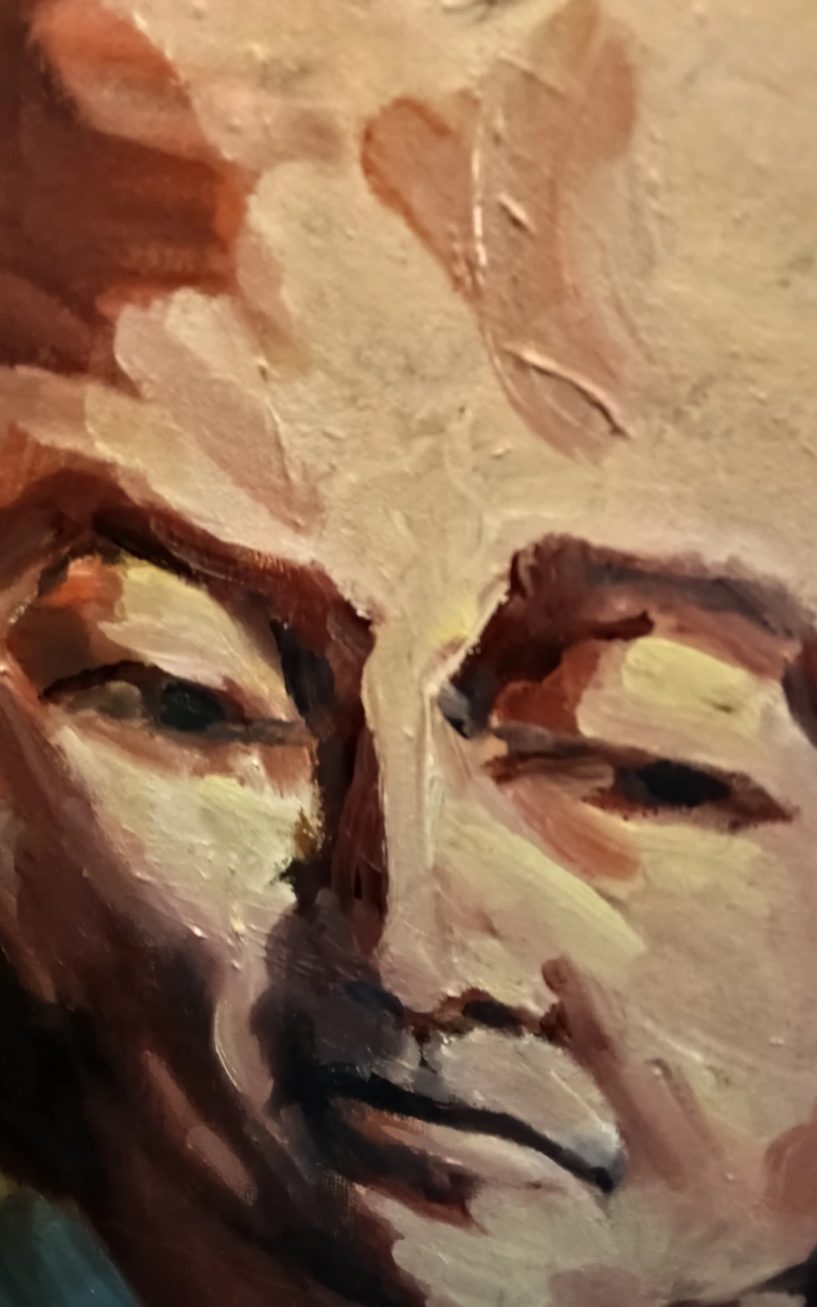 Expressive Male Portrait Painting - photo 3