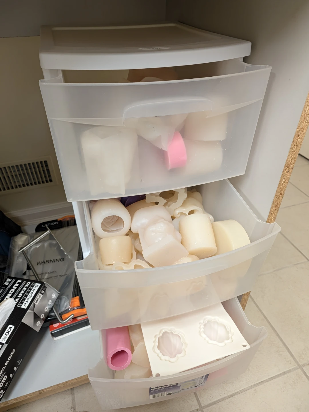 Assorted Silicone Candle Molds