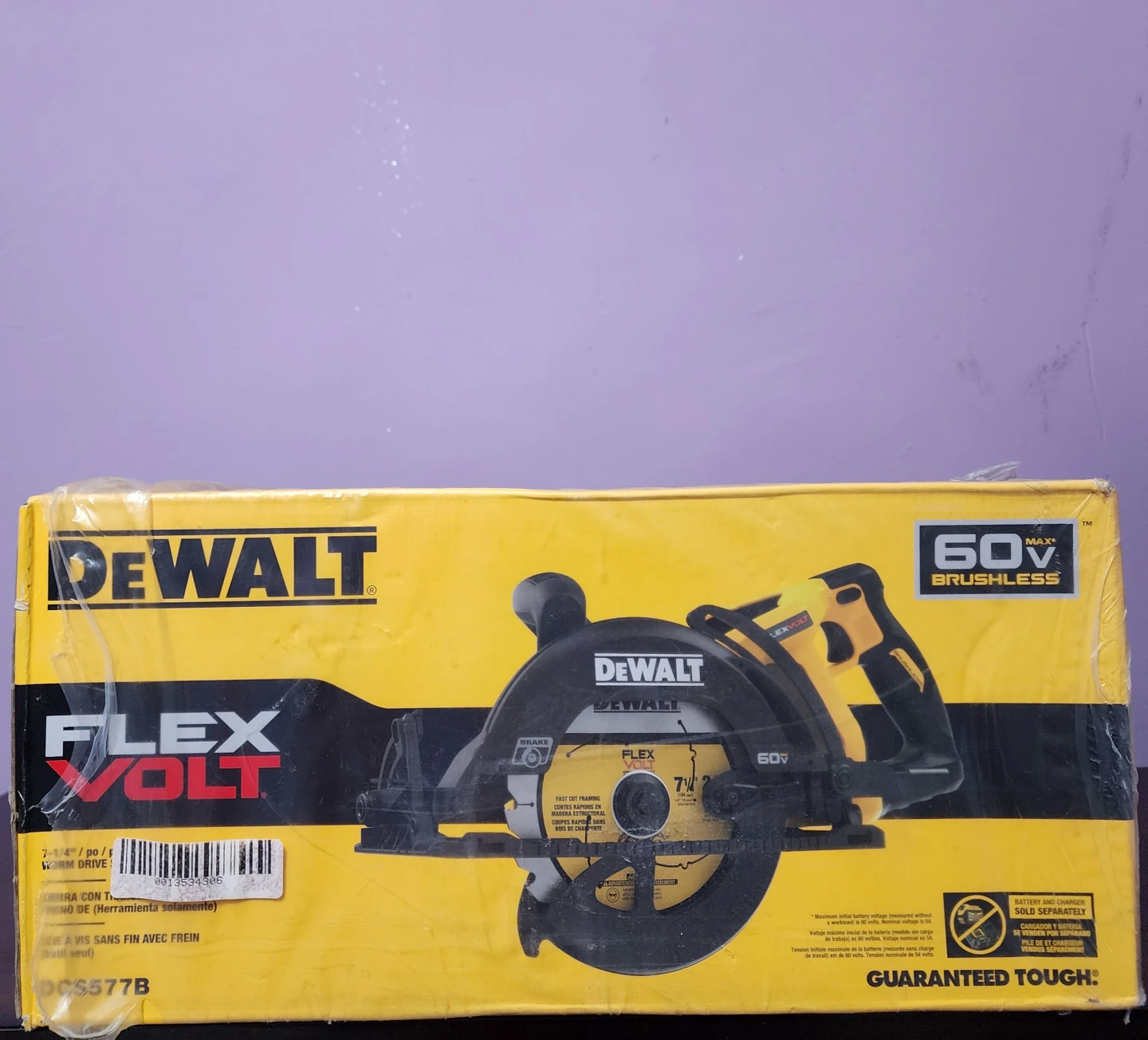 Dewalt  worm drive style  60 v  circular saw new