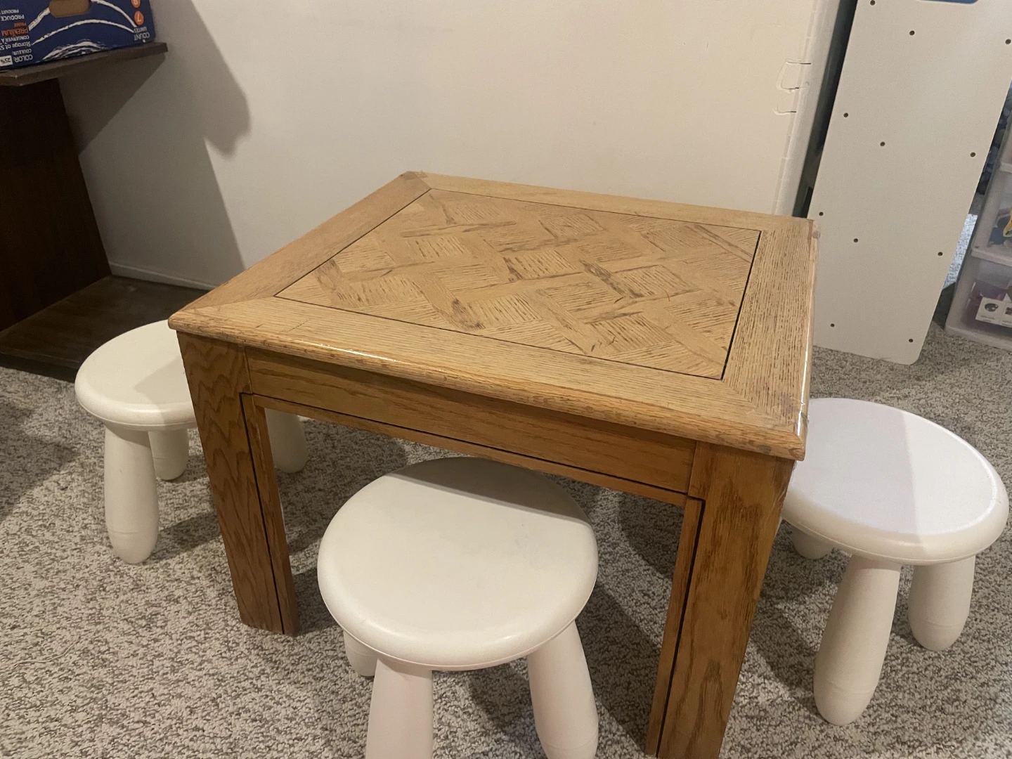 Kids Wooden Activity Table