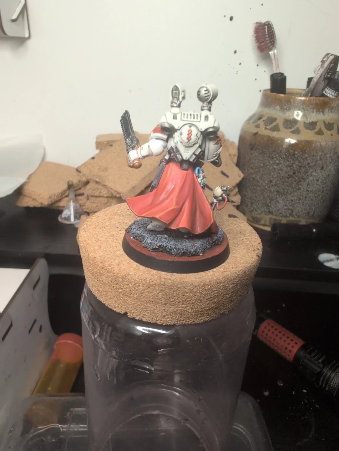 Warhammer 40K Blood Angels Sanguinary Priest Swappable Helmet - photo 3