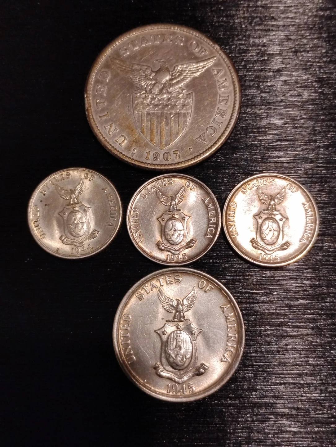 Collection of Vintage silver Philippines Coins