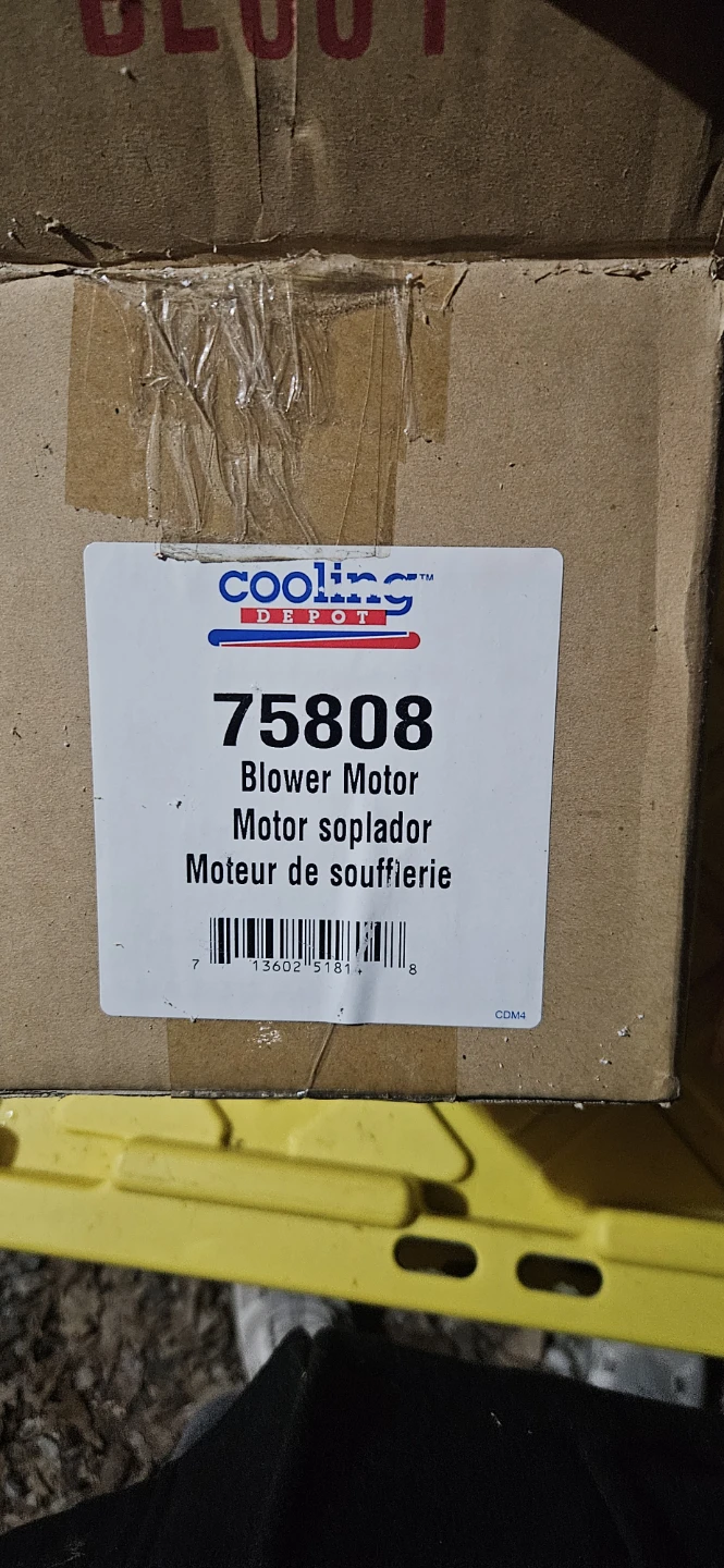 Cooling Depot 75808 Blower Motor - photo 2