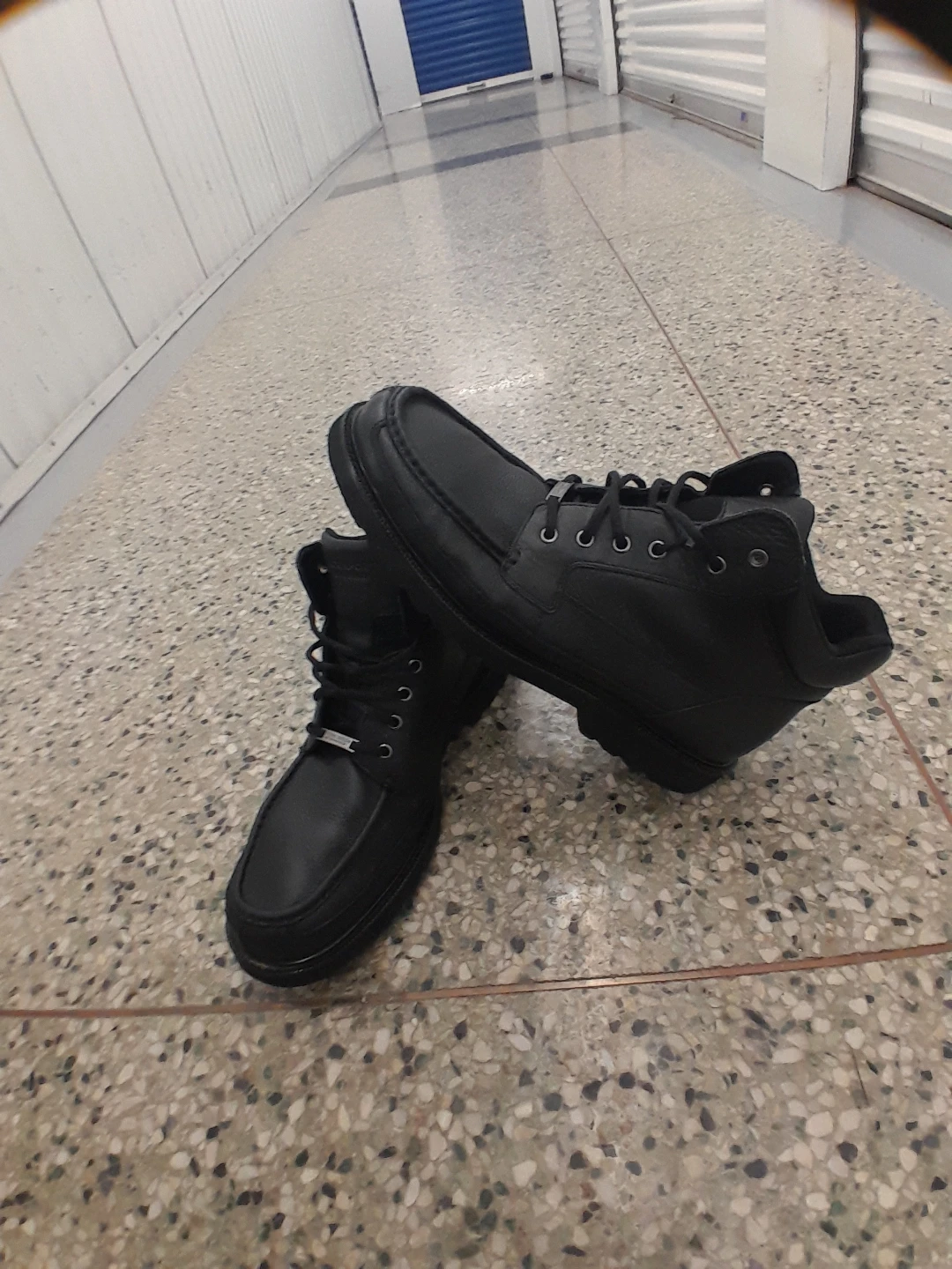 Rockport Black Leather Boots Men's Size 12 - photo 2