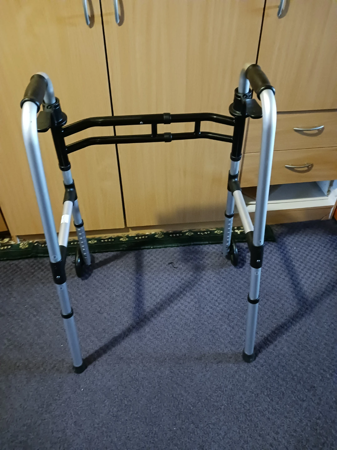 Adjustable Mobility Walker with Front Wheels - photo 2