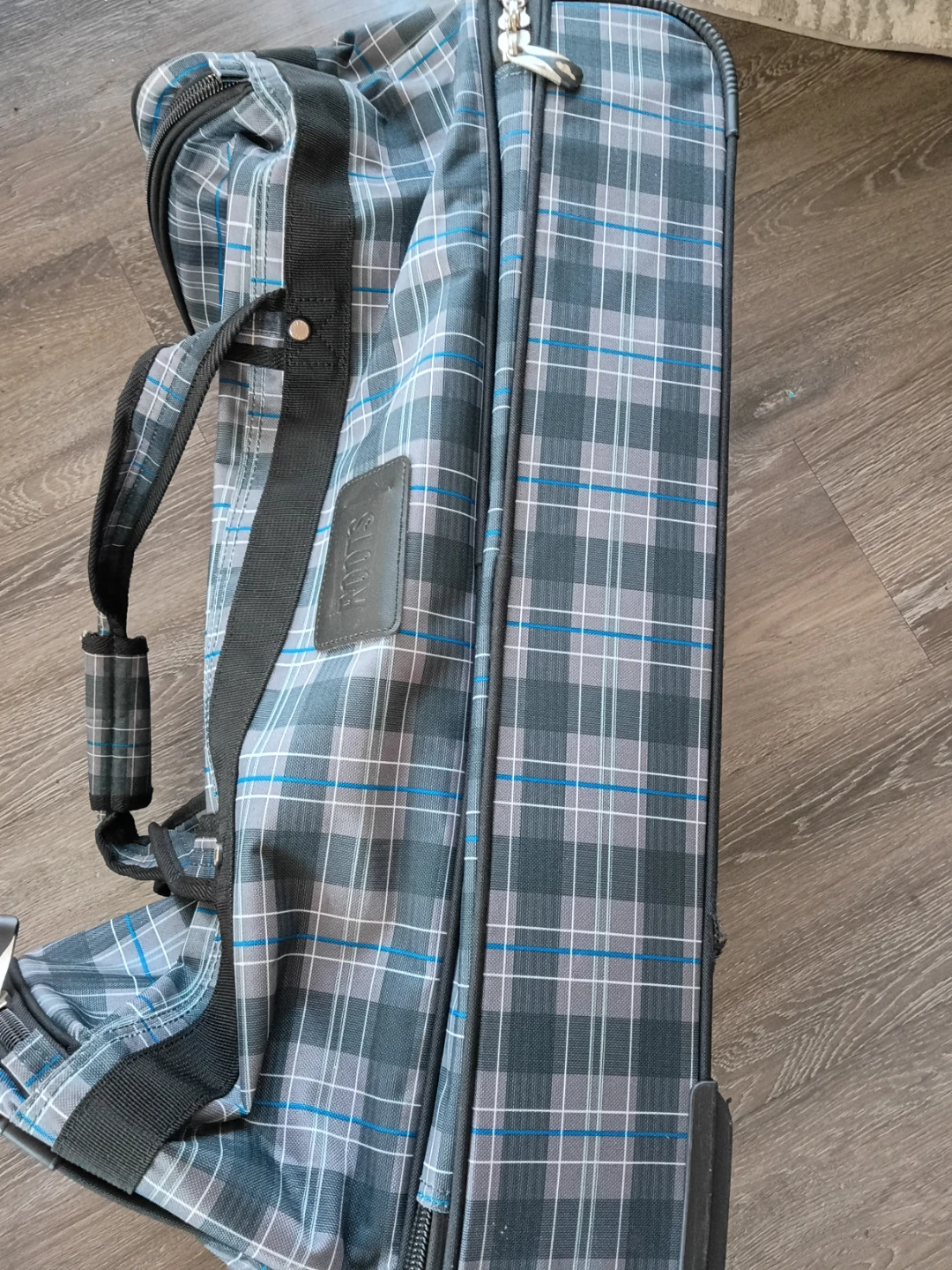 Roots Plaid Rolling Duffel Bag - photo 2