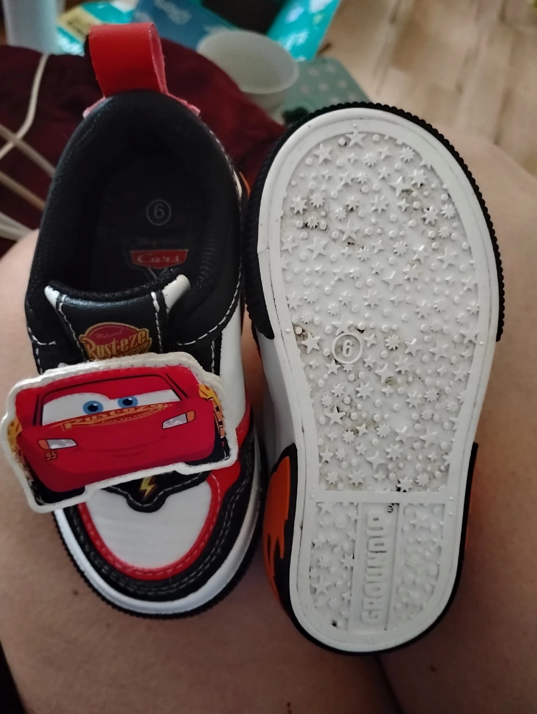 Ground Up Disney Cars Toddler Shoes Size 6