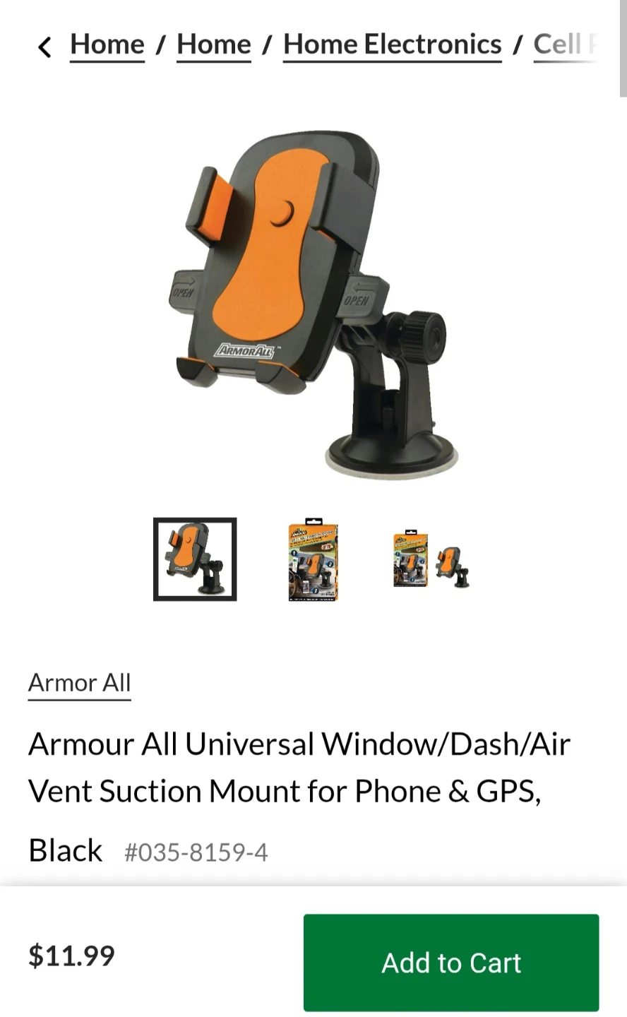 Armor All Suction phone mount - photo 5