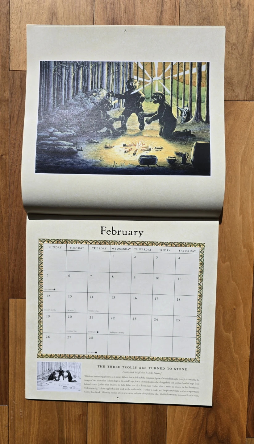 2006 The Hobbit Calendar - photo 3