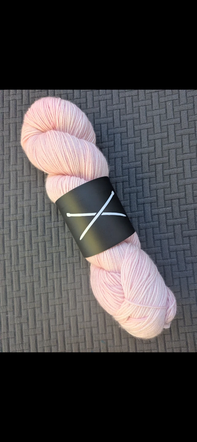 Light Pink Knitting Yarn Skein