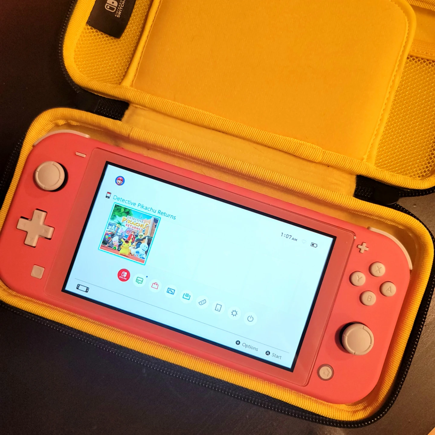 Nintendo switch lite with game