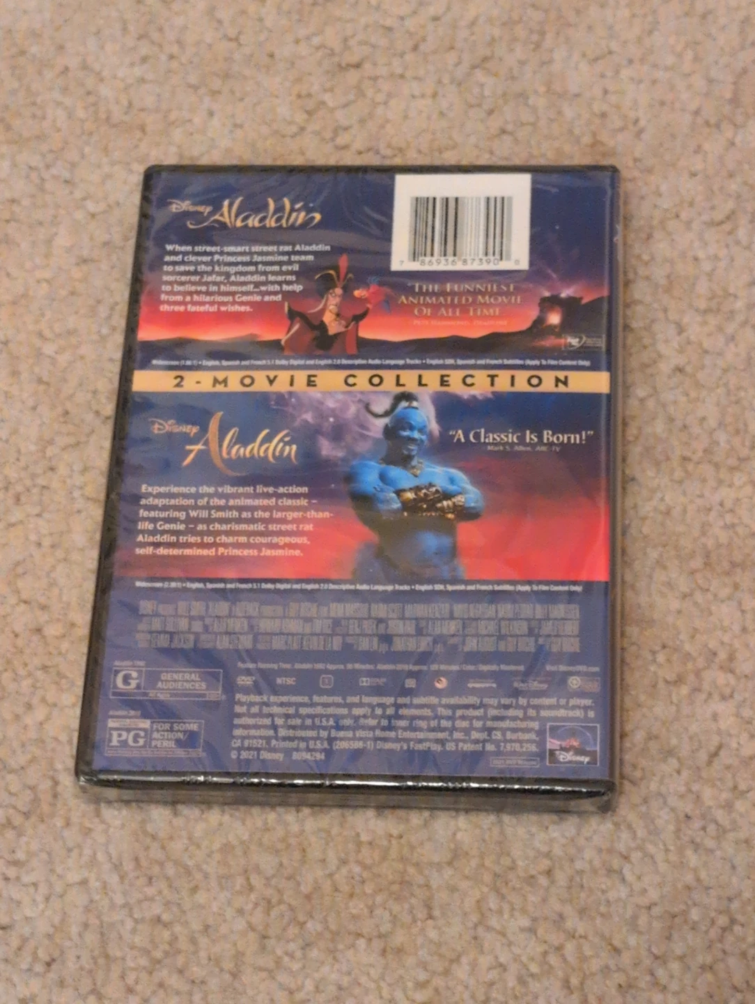 Disney Aladdin 2-Movie Collection DVD - photo 2