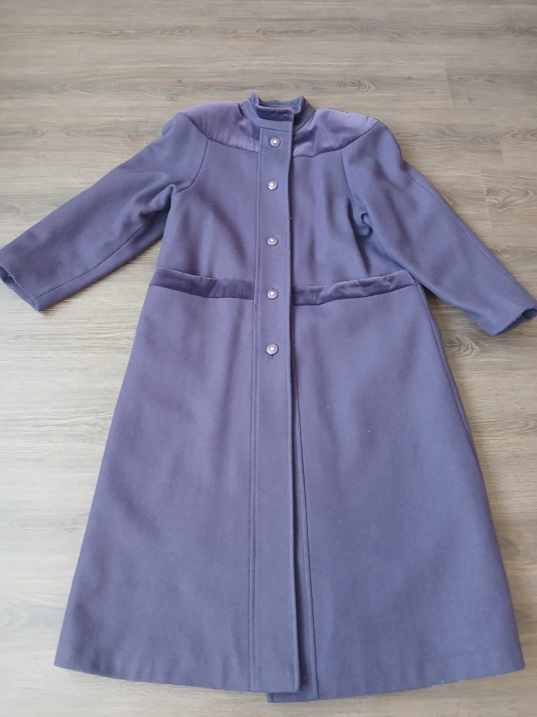 Full length Purple Winter Coat