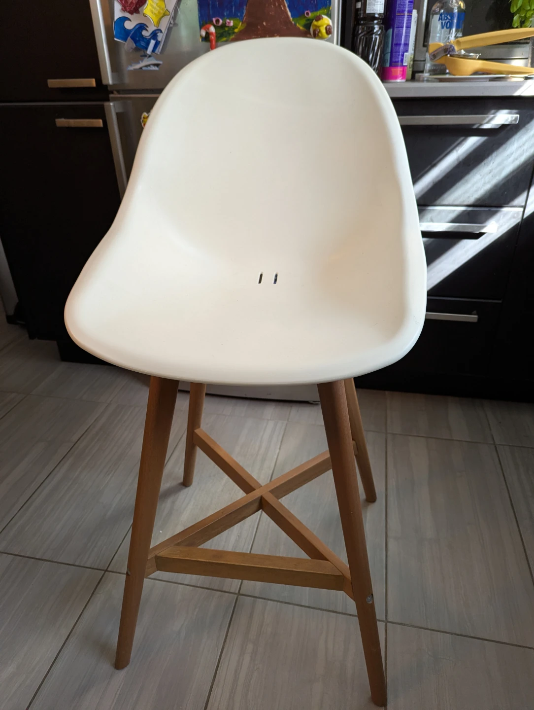 2 IKEA counter height stools - photo 5