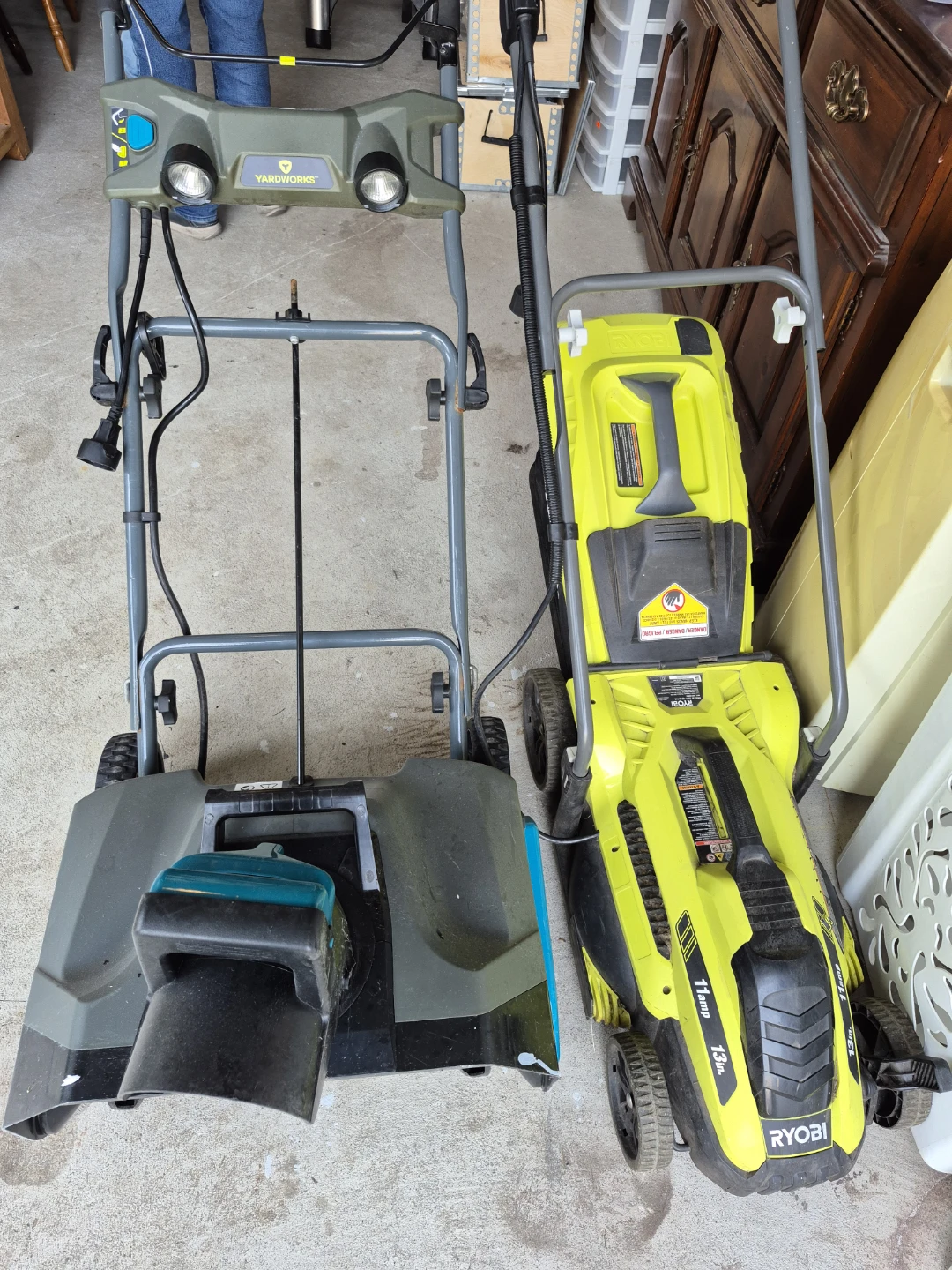 Electric Mower and Snow blower