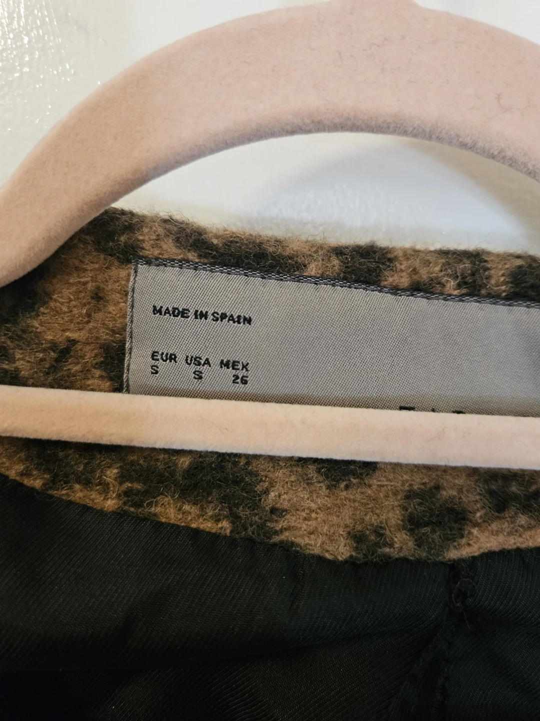 Zara Leopard Print Coat Size Small - photo 2