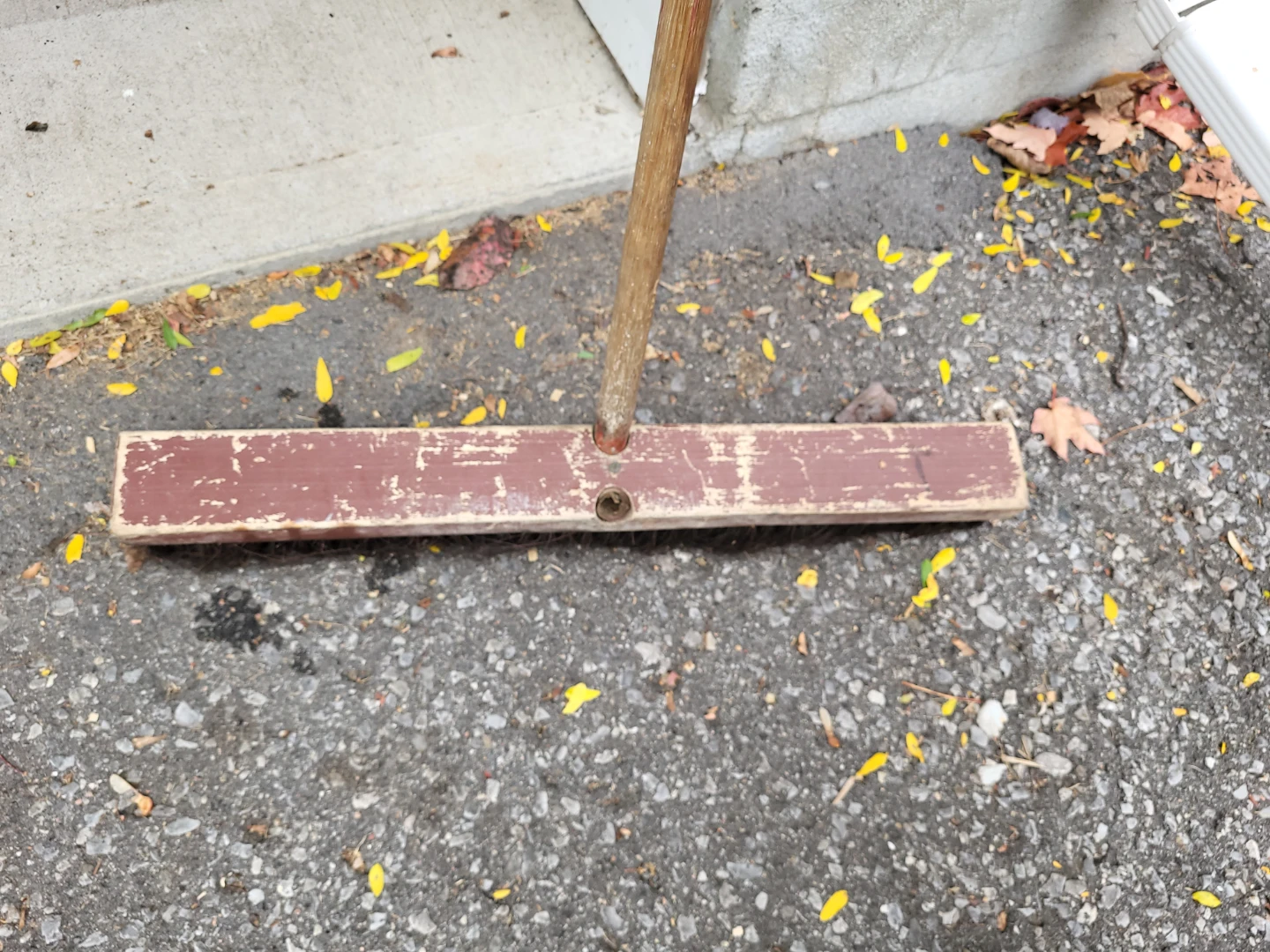 Large Wooden Push Broom - photo 2