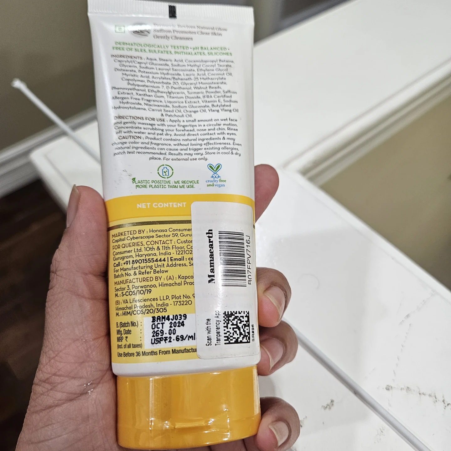Mamaearth Ubtan Face Wash 100ml - photo 4