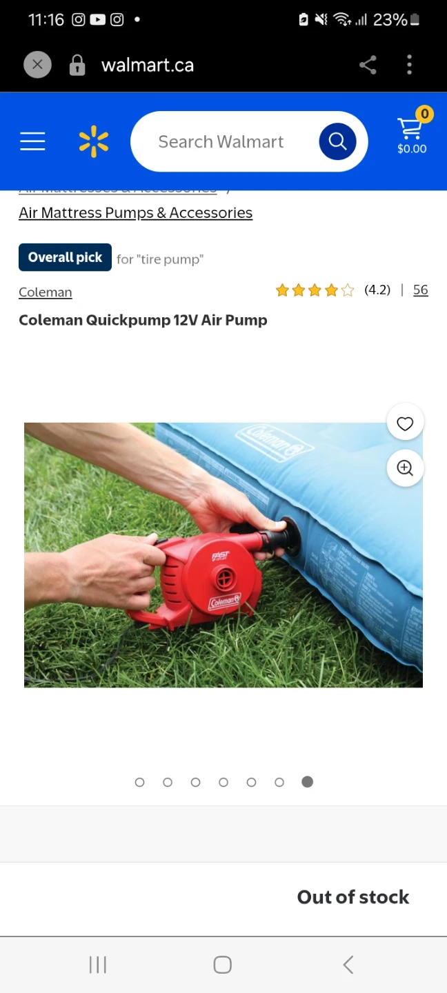 Coleman Quickpump 12V Air Pump - photo 2
