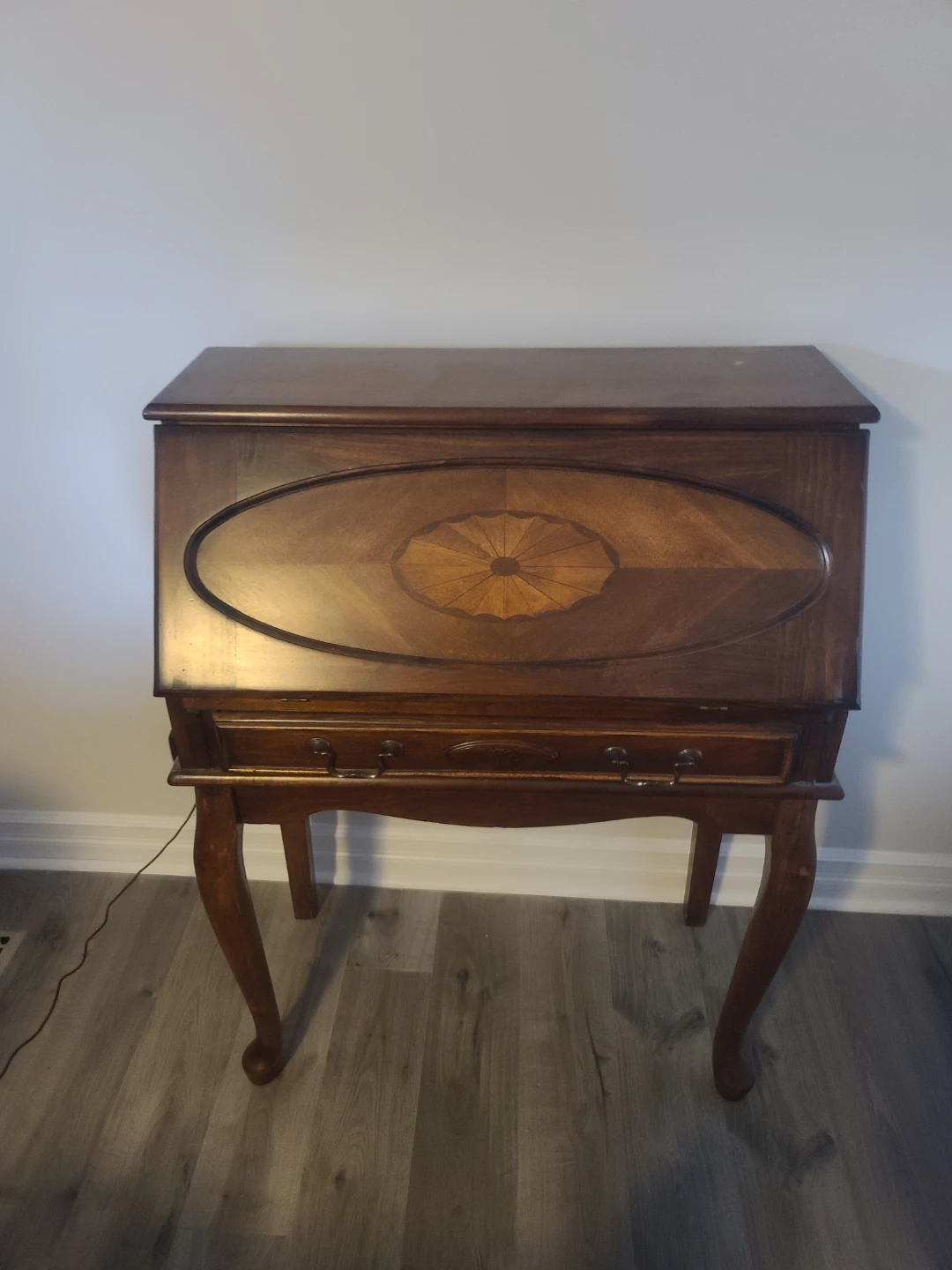 Vintage Wooden Secretary Desk