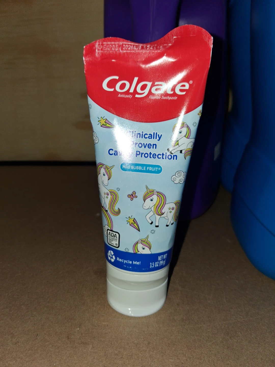 Colgate Kids Anticavity Fluoride Toothpaste Bubble Fruit