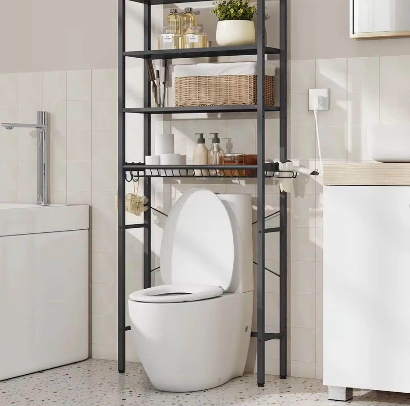 Brand new in box - Over-the-Toilet Bathroom Storage Shelf - photo 3
