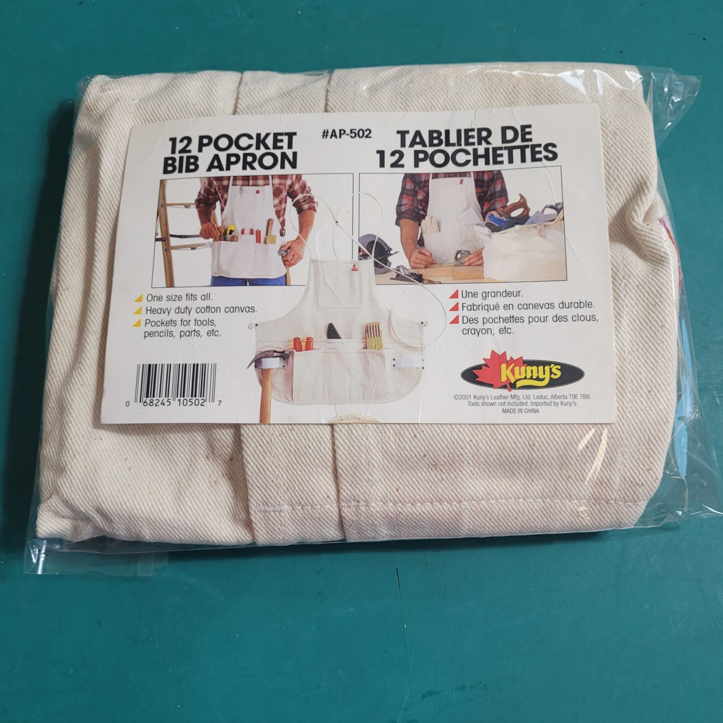 Brand New Kuny's 12 Pocket Bib Apron
