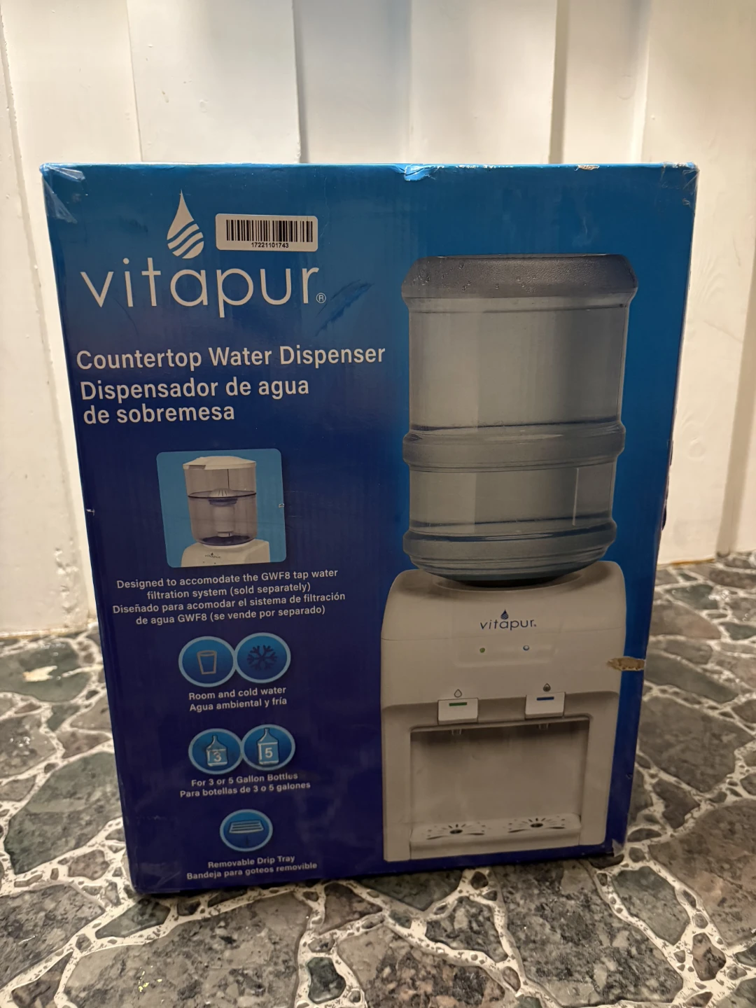 Vitapur Countertop Water Dispenser VWD2036W-1