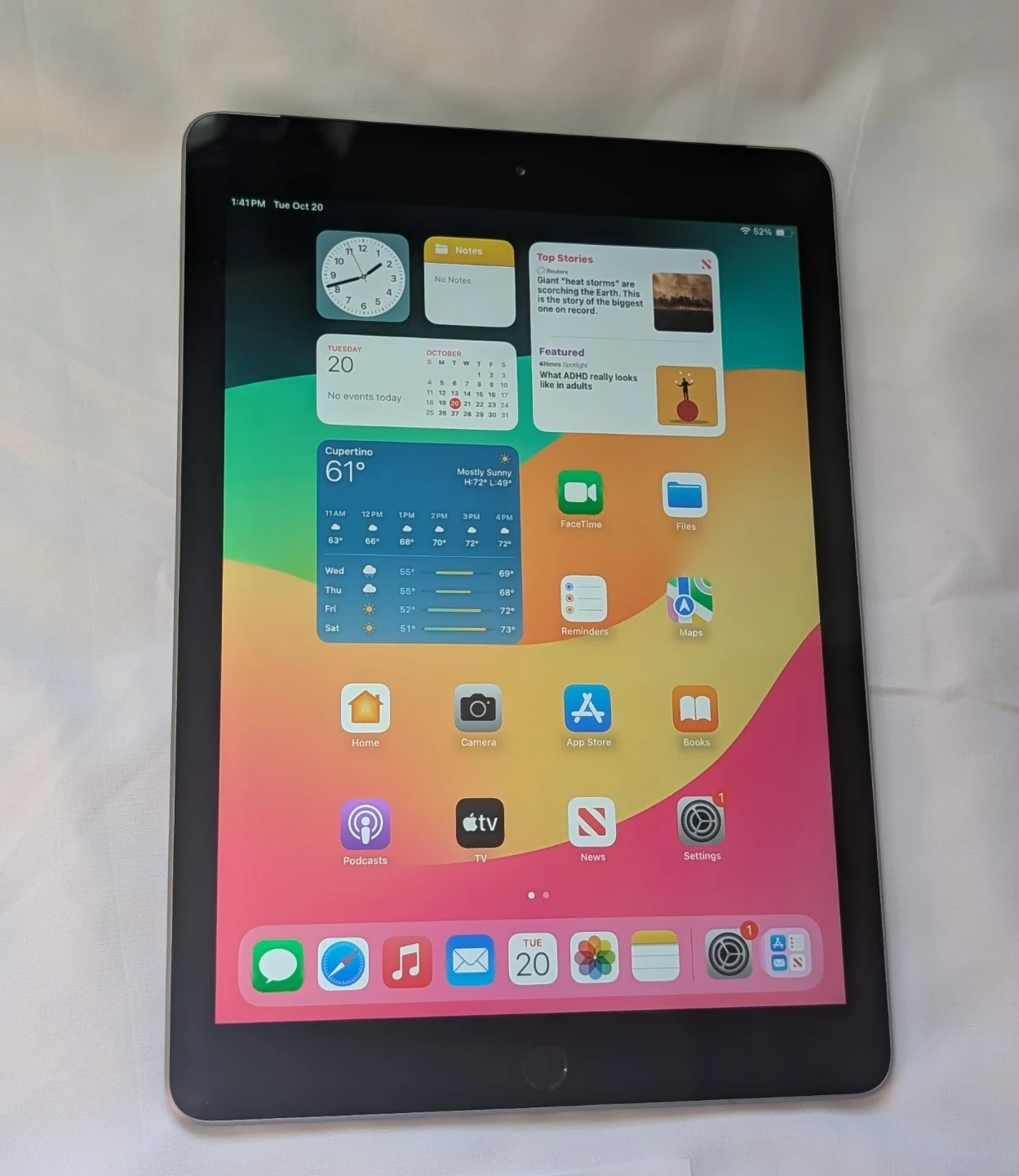 Nice APPLE iPad 6 32GB WIFI PLUS 4G CELLULAR UNLOCKED
