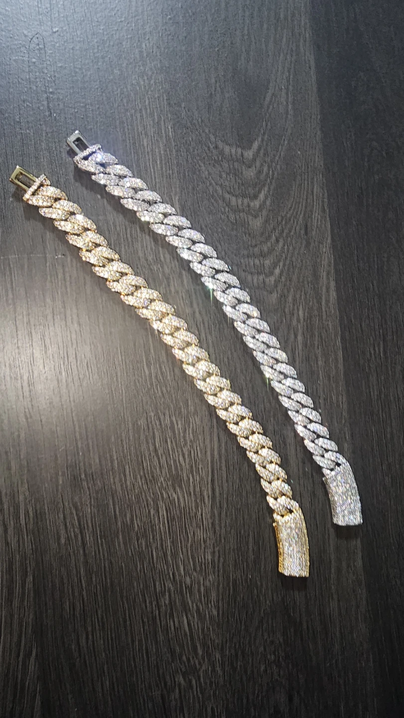 Iced Out Cuban Link Bracelets - photo 5