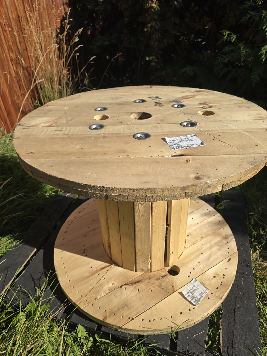 Large Wooden Cable Spool - photo 3