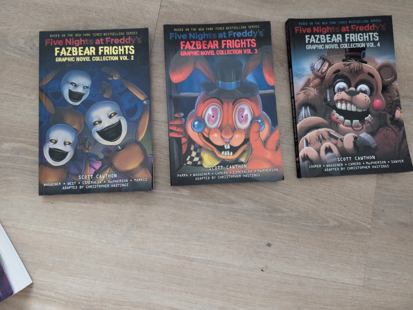 Five Nights at Freddys Fazbear Frights Graphic Novels