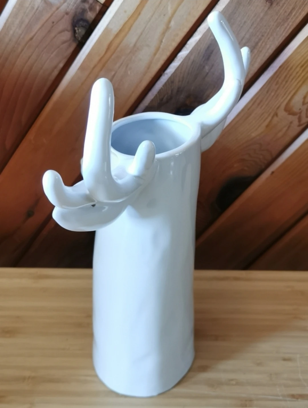 Anthropologie Ceramic Deer / Stag Antler Vase - photo 4