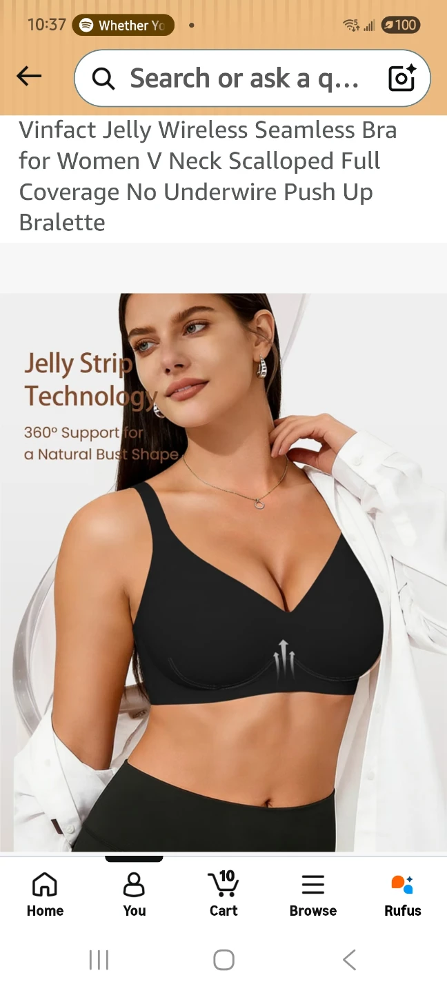 Vinfact Jelly Wireless Seamless Bra - photo 4