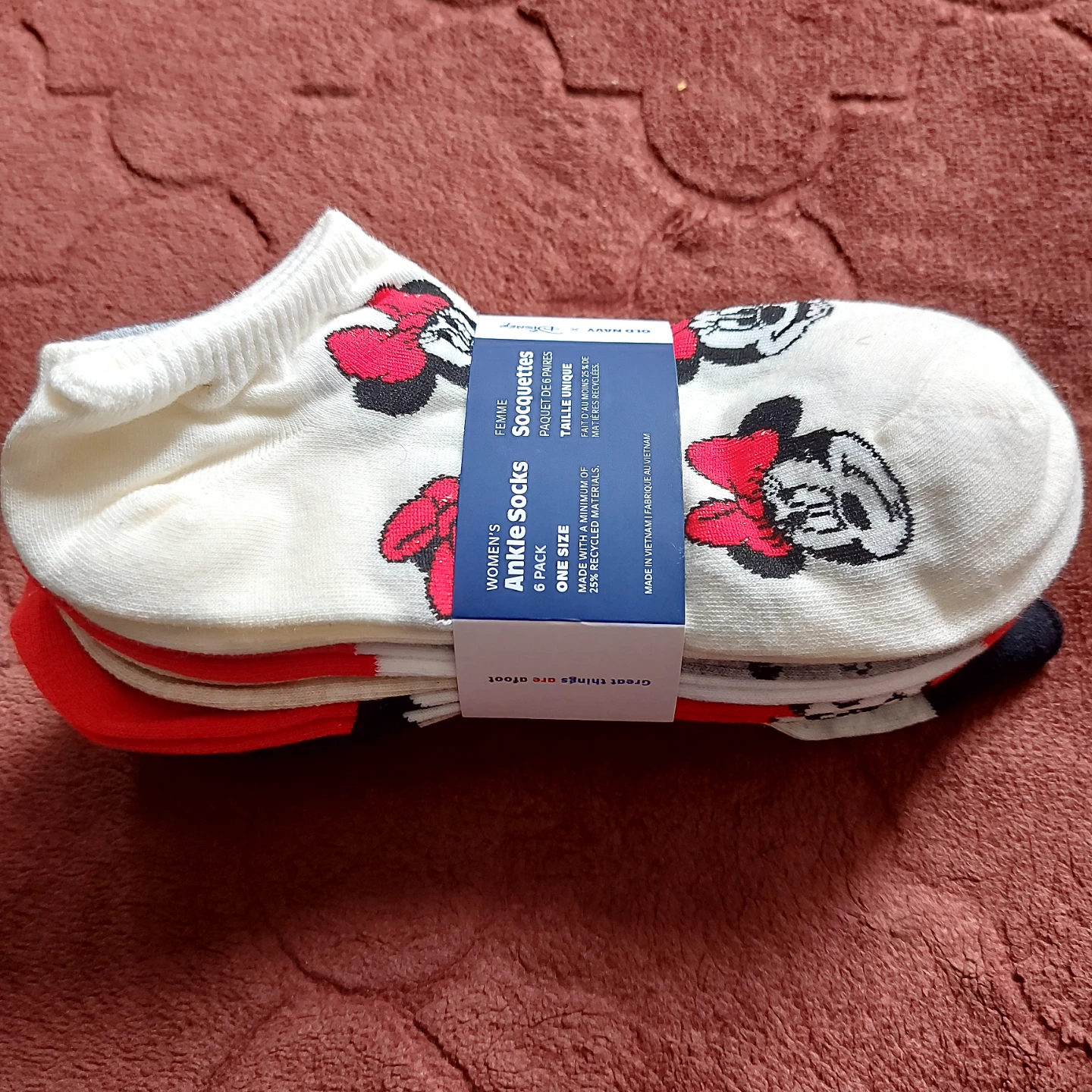 Old Navy x Disney Women's Ankle Socks - 6 Pack
