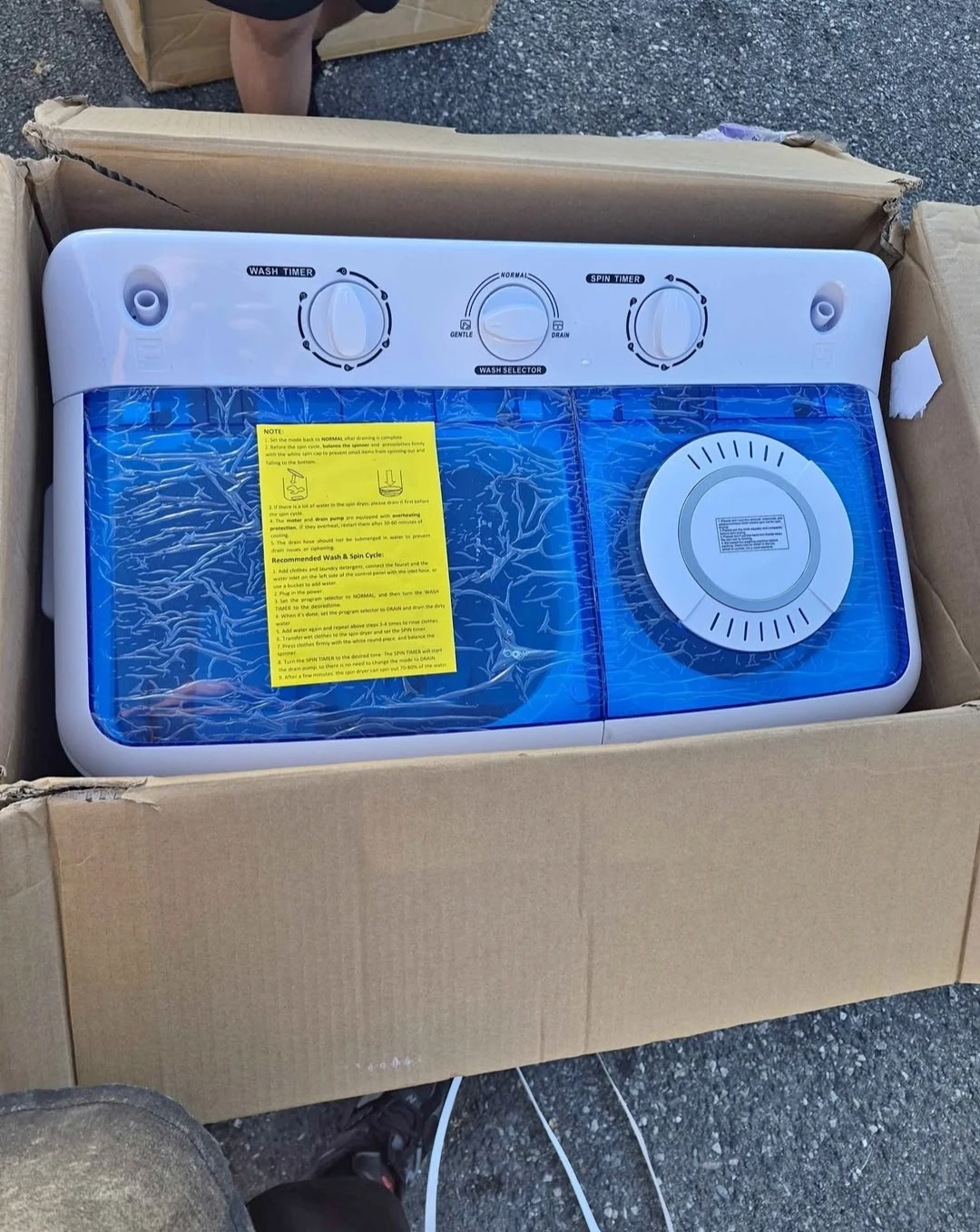 Brand new Portable Twin Tub Washing Machine+dryer