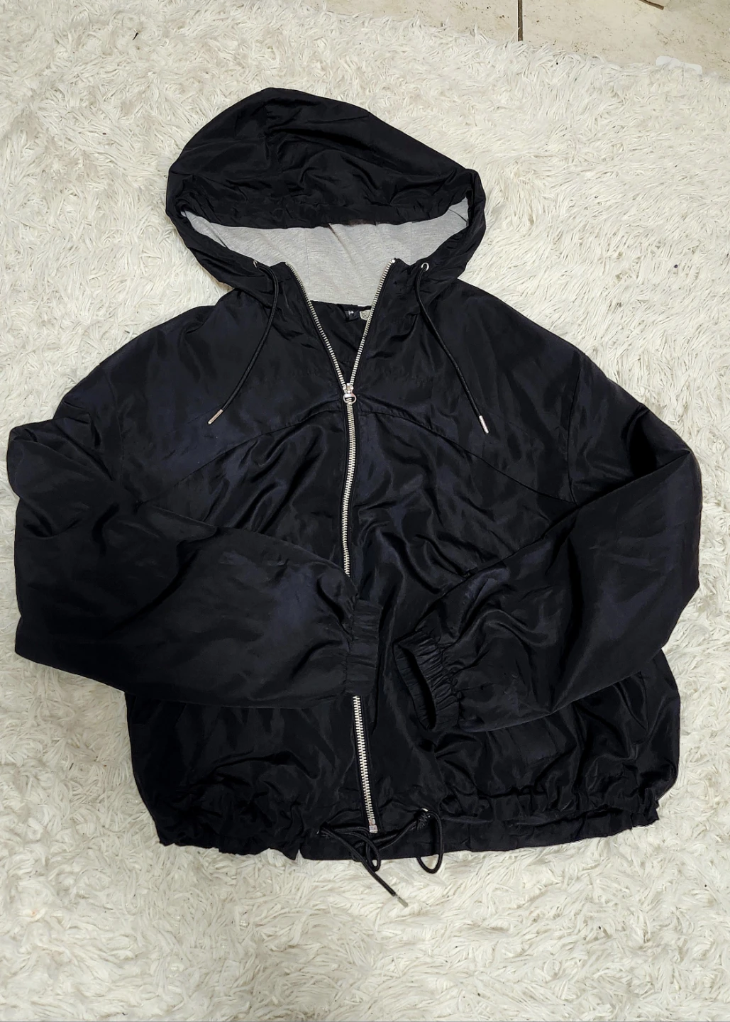 H&M Black Hooded Jacket