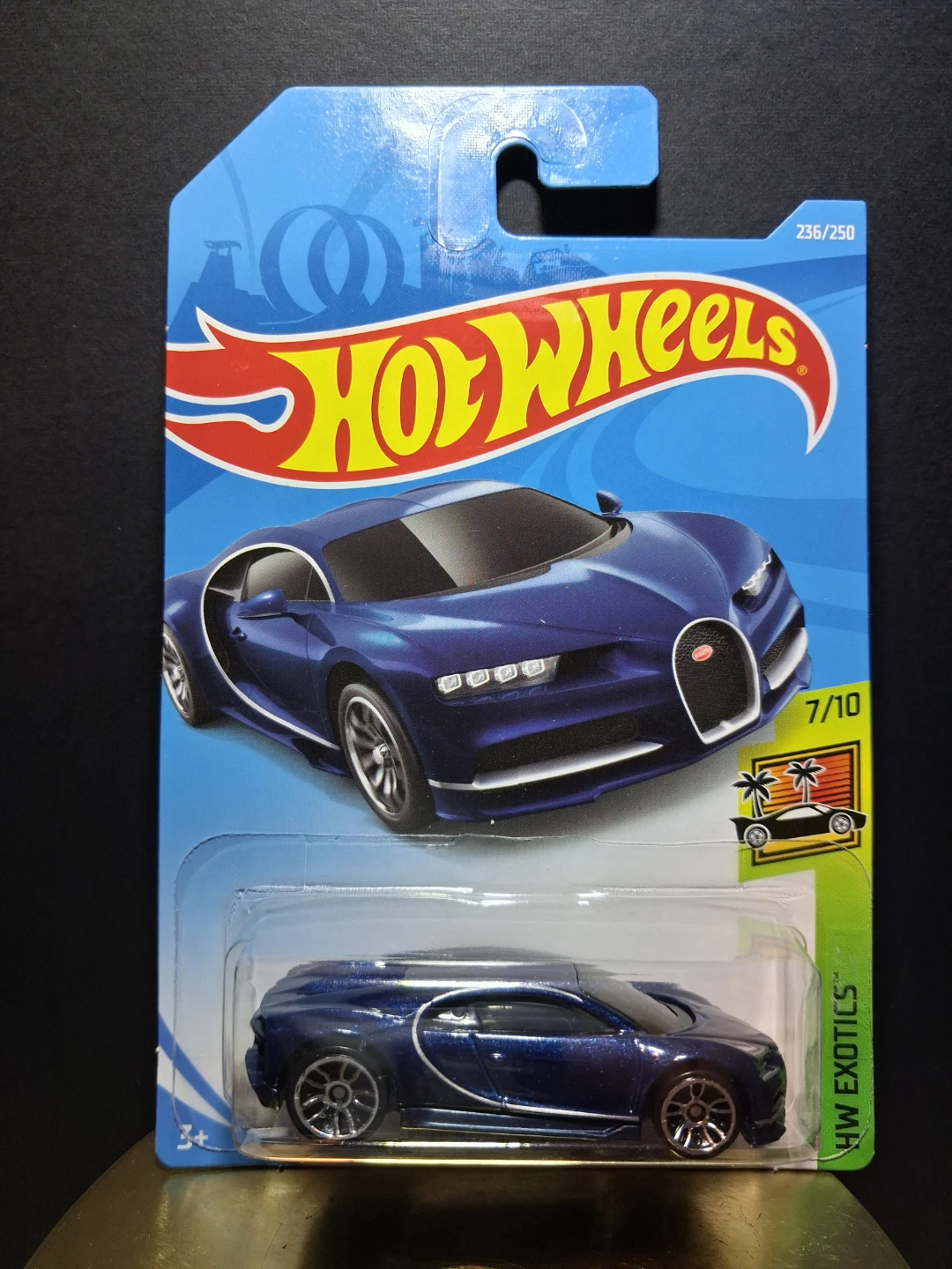 Hot Wheels Bugatti Chiron Dark Blue