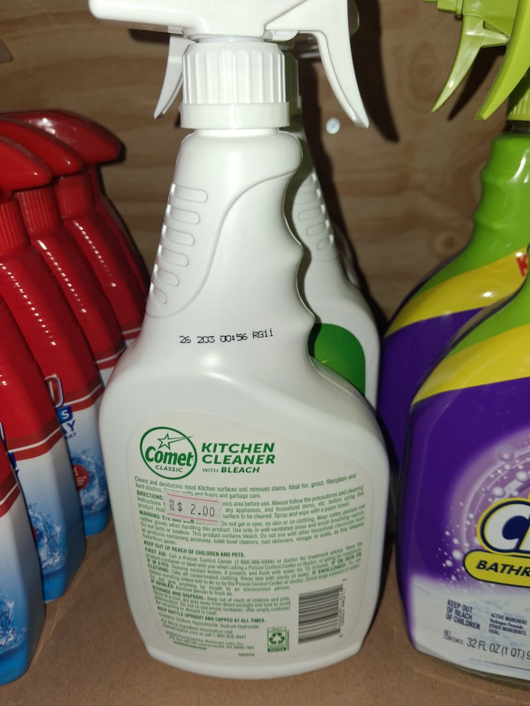 Comet Classic Kitchen Cleaner with Bleach - photo 2