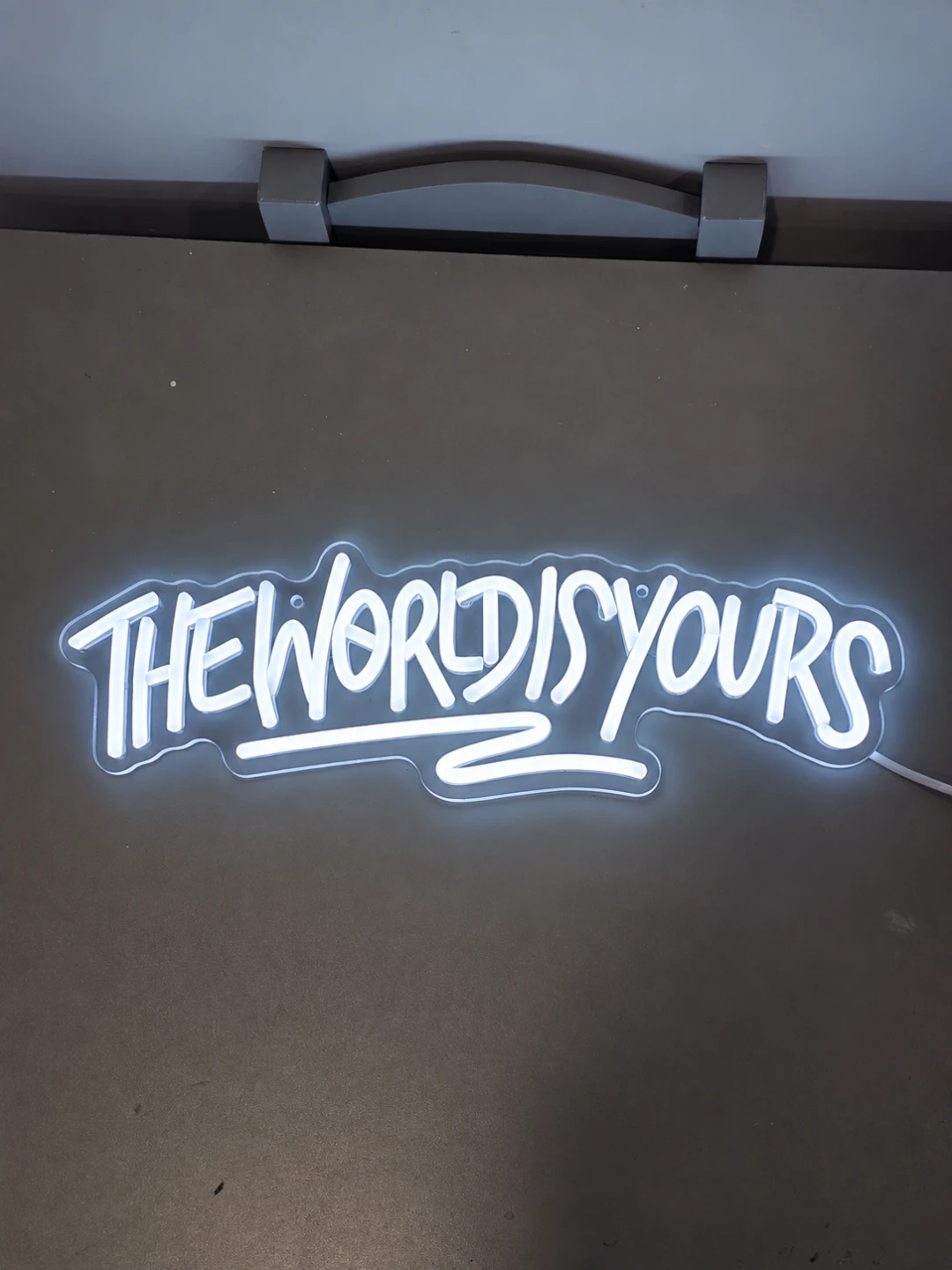 The World Is Yours Neon Sign